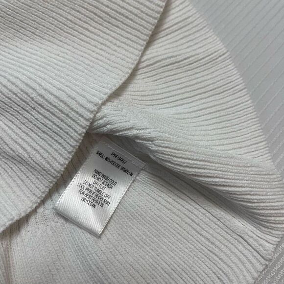 Parker White Strappy Tank Top Size Medium - Picture 5 of 8